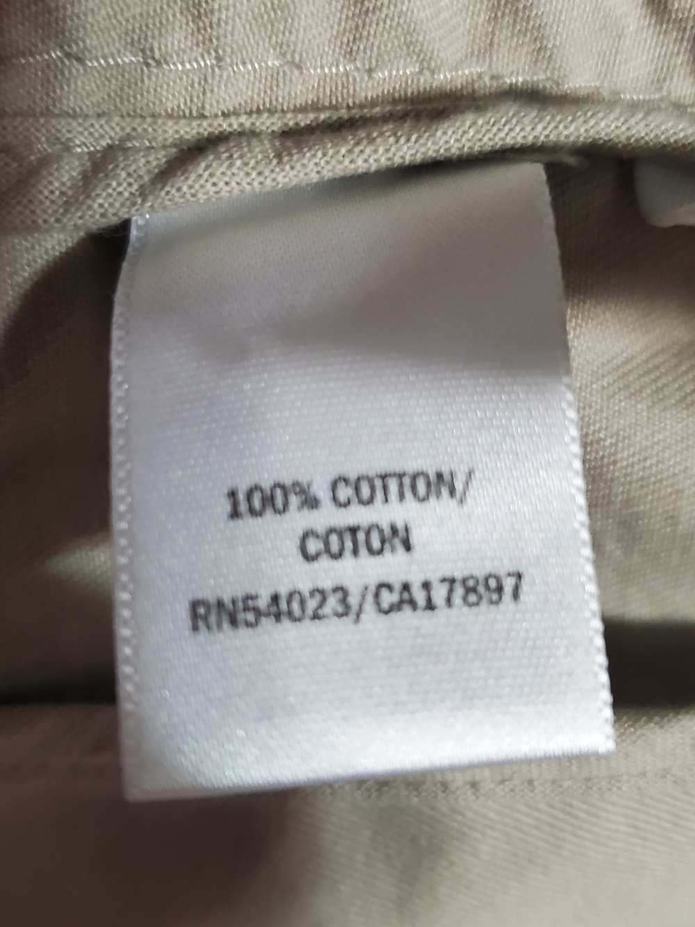 Old Navy Light Beige Double-Breasted Cropped Trench Coat Half Sleeve Women's Med - Picture 9 of 9
